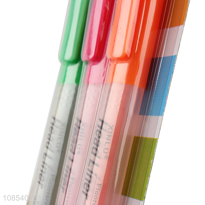Factory price 3pieces binding supplies highlighter pen set