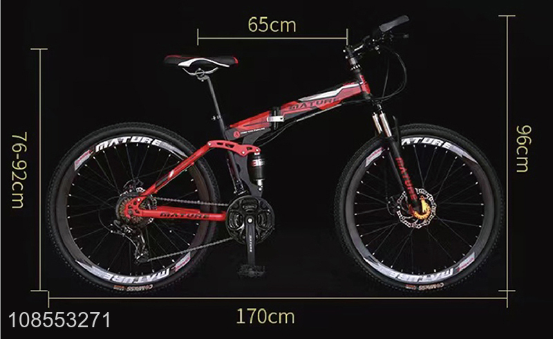China products portable folding mountain bikes for outdoor