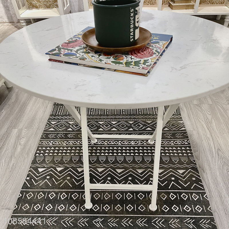 Most popular living room simple marble small table coffee table