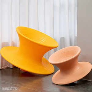 Online wholesale home furniture plastic creative gyro chair