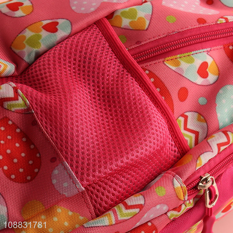 Hot products girls students polyester school bag school backpack