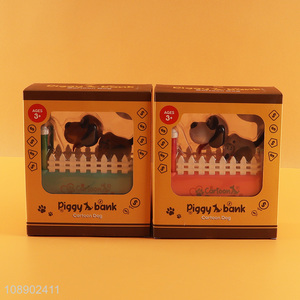 Factory price cartoon dog children <em>money</em> <em>box</em> coin bank toys