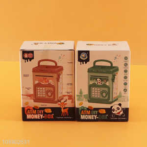 Hot sale hand roll fingerprint sensor password <em>money</em> <em>box</em>