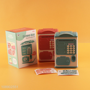 Good quality children fingerprint piggy bank <em>money</em> saving <em>box</em>