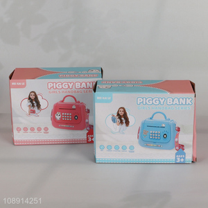 Hot selling children girls piggy bank toy password <em>money</em> <em>box</em> wholesale