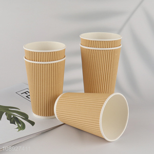 Best selling <em>disposable</em> paper cup double-wall corrugated paper cup
