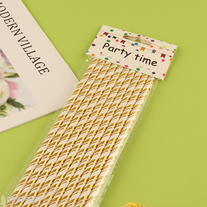 High Quality Christmas Gingerman Drinking Straws Non-Toxic Paper Straws