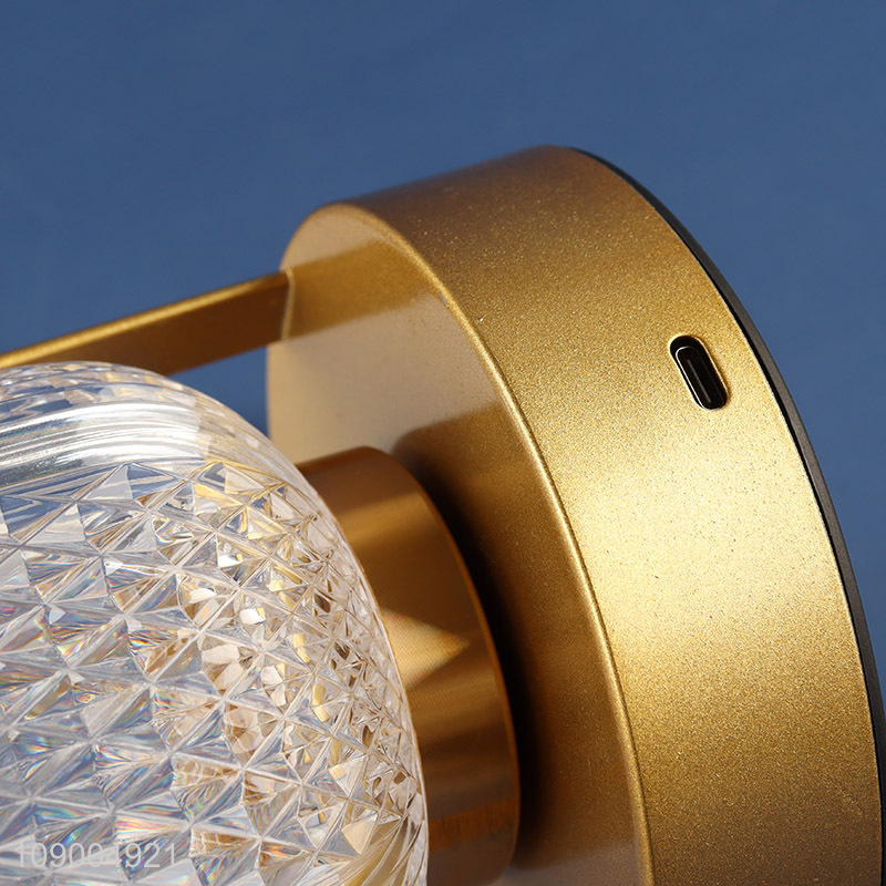 Factory Price Portable Cordless Table Lamp USB Charging 3 Colors Stepless Dimmable Touch Lamp