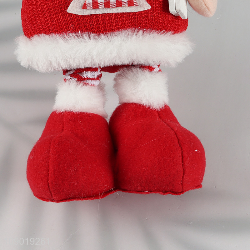 China factory Christmas decoration Christmas telescopic doll for home decor
