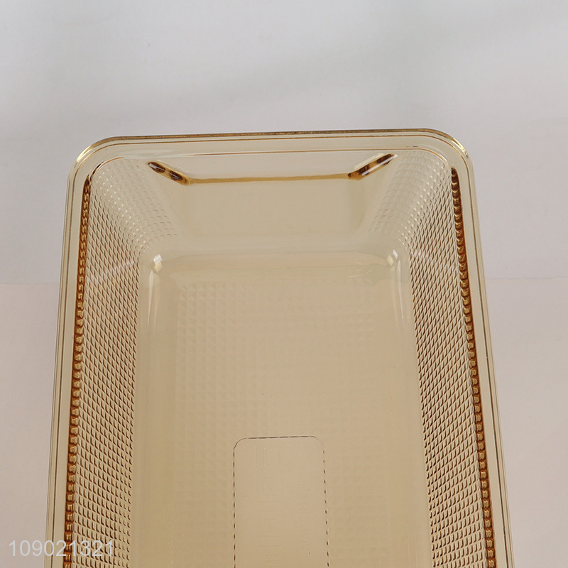 Hot items rectangle heat-resitant glass baking pan baking tray with handle