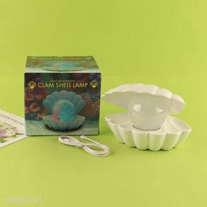 Most popular household led clam shell <em>lamp</em> night lights for bedroom