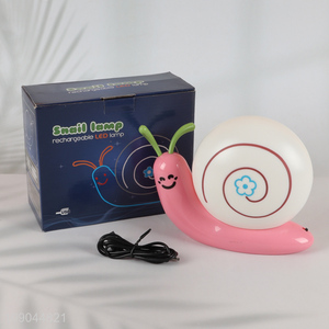 Wholesale Cute Snail Night <em>Light</em> USB Rechargeable Led Night <em>Lamp</em> for Kids