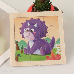 Popular products cartoon dinosaur pattern puzzle toys jigsaw toys for sale