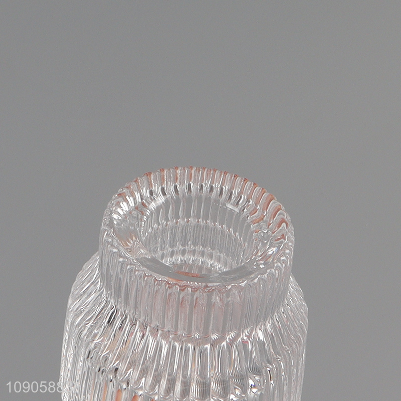 New arrival party decoration clear glass tealight candle holder candle holder