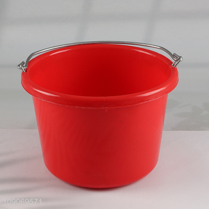 Factory Price Portable Plastic Water Bucket Poultry Feeding Supplies