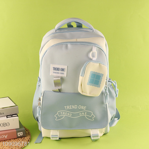 China Imports Waterproof Teenage Backpack Girls Schoolbag for High School Student