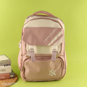 Factory Supply Large Capacity Teen Girls Schoolbag Travel Backpack Casual Daypack