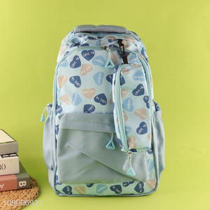 Hot Selling Teen Student School Backpack Teen Girls Bookbag with Pencil Case