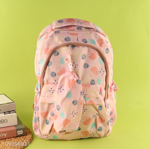 Factory Price Teen Girls Schoolbag Student School Backpack with Pencil Pouch