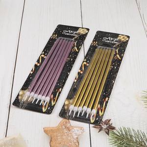 Online Wholesale 6 Pieces Long Thin <em>Birthday</em> <em>Candles</em> for Party Cake Decoration