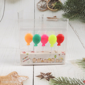 New Product 5 Pieces <em>Birthday</em> <em>Candles</em> Colorful Cupcake <em>Candles</em> for Celebration