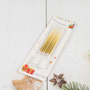 Popular Product 6 Pieces <em>Birthday</em> <em>Candles</em> Glitter Twisted Non-Toxic Cake <em>Candles</em>