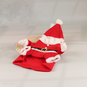 Hot Selling <em>Dog</em> Christmas Costume Santa Claus <em>Dog</em> Apparel Winter <em>Clothes</em>