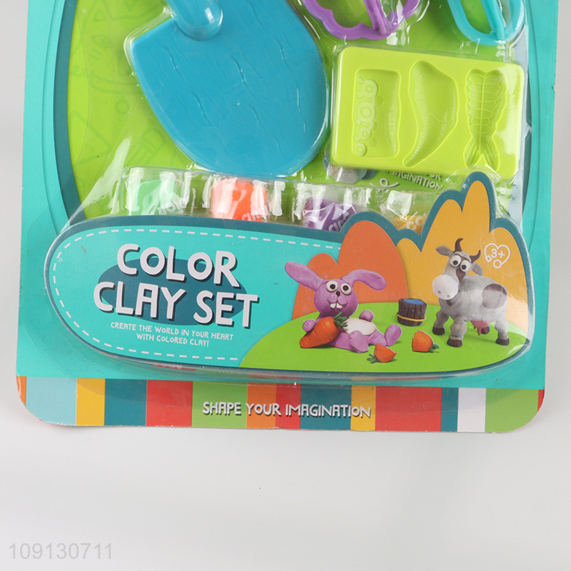 New Product DIY Play Dough Set Color Clay Set for Kids Age 3+