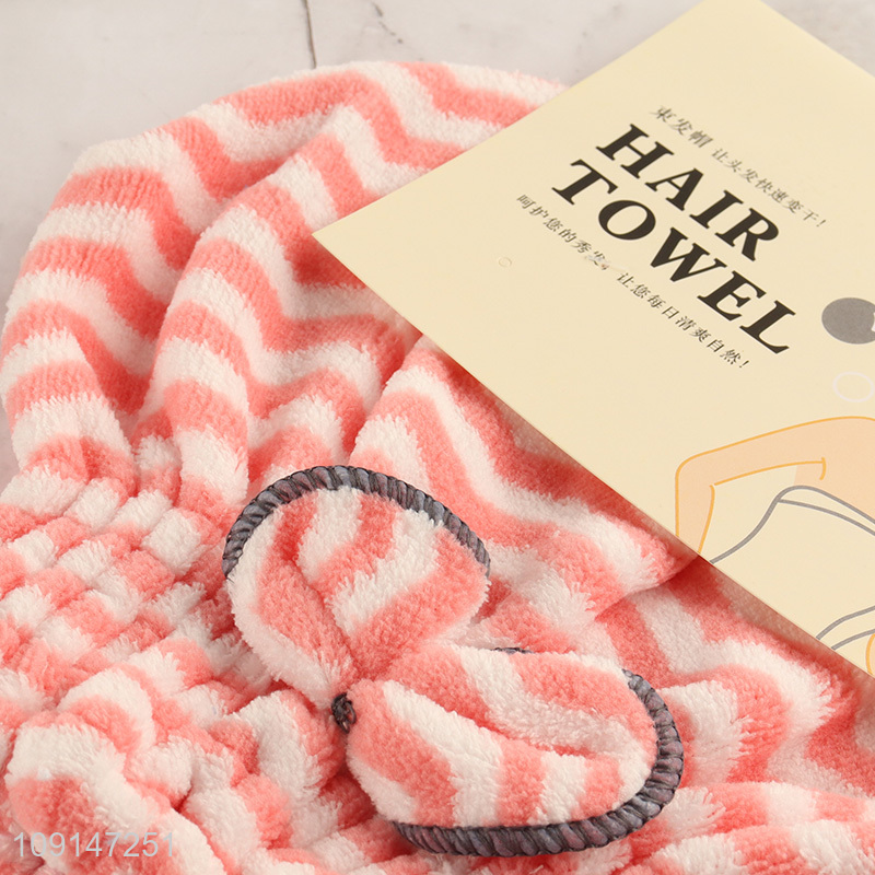 High Quality Ultra Absorbent Fast Drying Microfiber Hair Towel Wrap