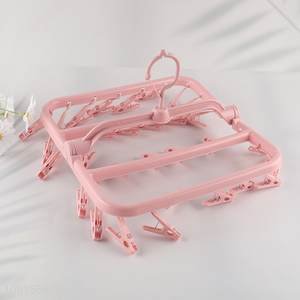 Top quality plastic socks hanging rack drying rack for household