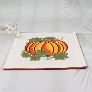 New Product Embroidered Cotton Throw Pillow Covers Couch Sofa Pillow Covers
