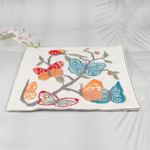 High Quality Embroidered Pillow Covers Cotton Pillow Covers Tufted Pillow Covers