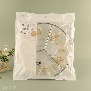 Hot selling round hanging socks rack underwear drying rack