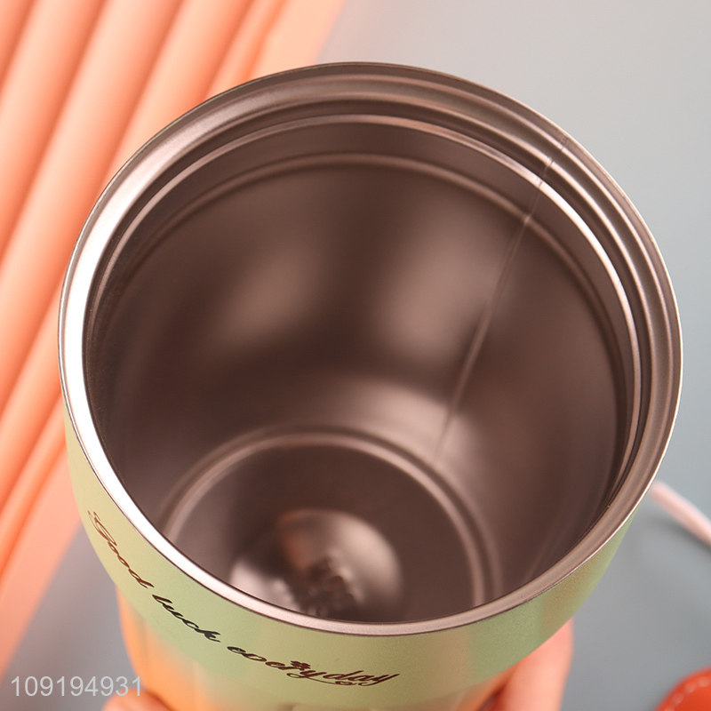 Wholesale Gradient Color Insulated Coffee Mug Spill Proof Travel Tumbler