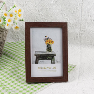Low price rectangle family couple 4*6inch photo frame picture frame