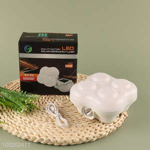 Factory Price DC 5V 100W Solar Type C Rechargeable Led <em>Emergency</em> <em>Light</em> Camping <em>Light</em>