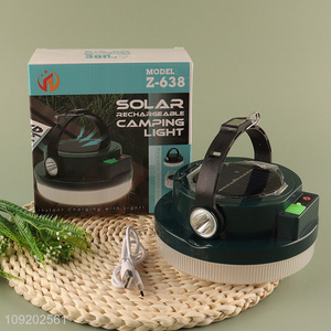 Factory Price 300W Solar Type C Rechargeable Led Camping <em>Light</em> Led Emergency <em>Lamp</em>
