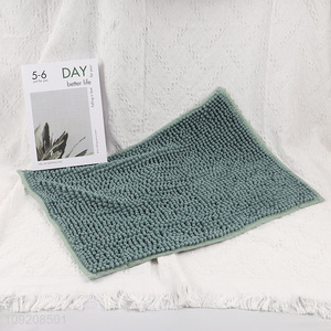 Popular products anti-slip home decor chenille floor mat