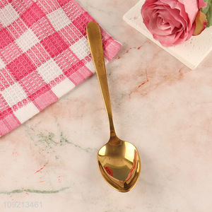 Good Quality Gold Metal Dinner <em>Spoon</em> Stainless Steel Table <em>Spoon</em>