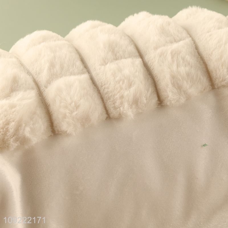 Good selling plush comfortable soft back cushion household cushion