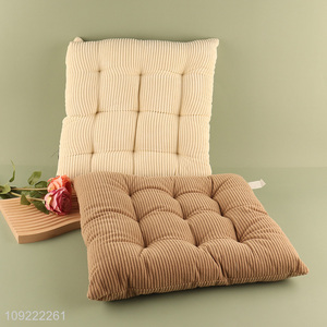 Low price multicolor comfortable soft corduroy seat cushion for sale