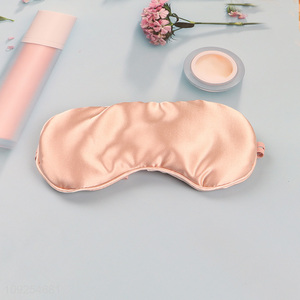 Top selling polyester travel plane sleeping eye <em>mask</em> eye cover wholesale