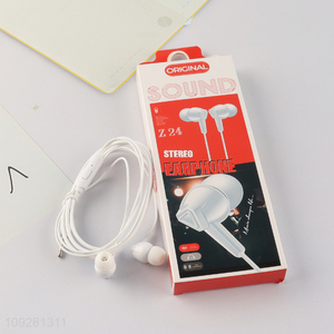 China Imports In-Ear Headphones Stereo Wired Earbuds for iPhone Samsung