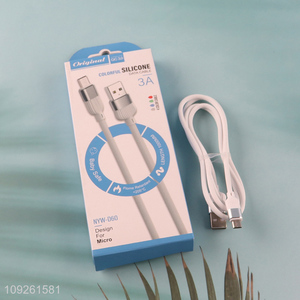 China Imports 1000mm USB to Micro USB Cable Quick Charging Micro USB Cable