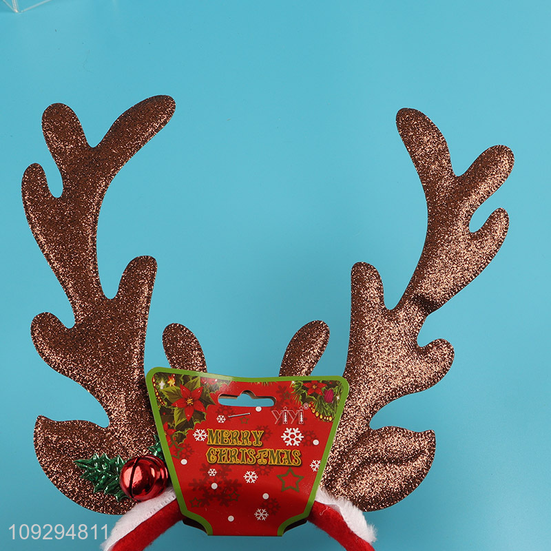 Good selling multicolor christmas hair hoop hair accessories