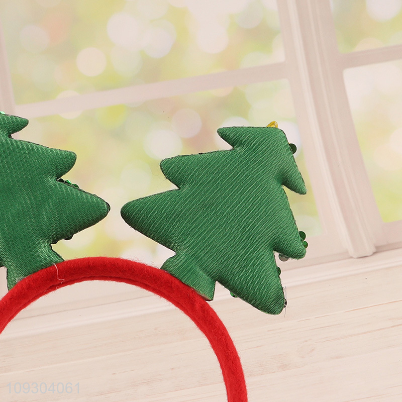 Top products xmas tree christmas hair hoop hair accessories