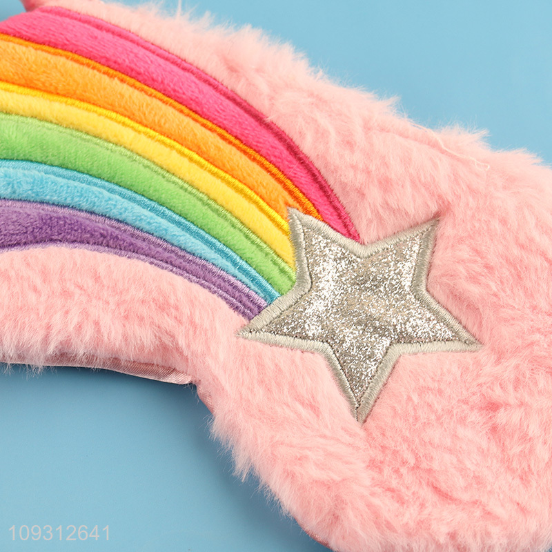 Hot items rainbow color travel sleeping eye mask