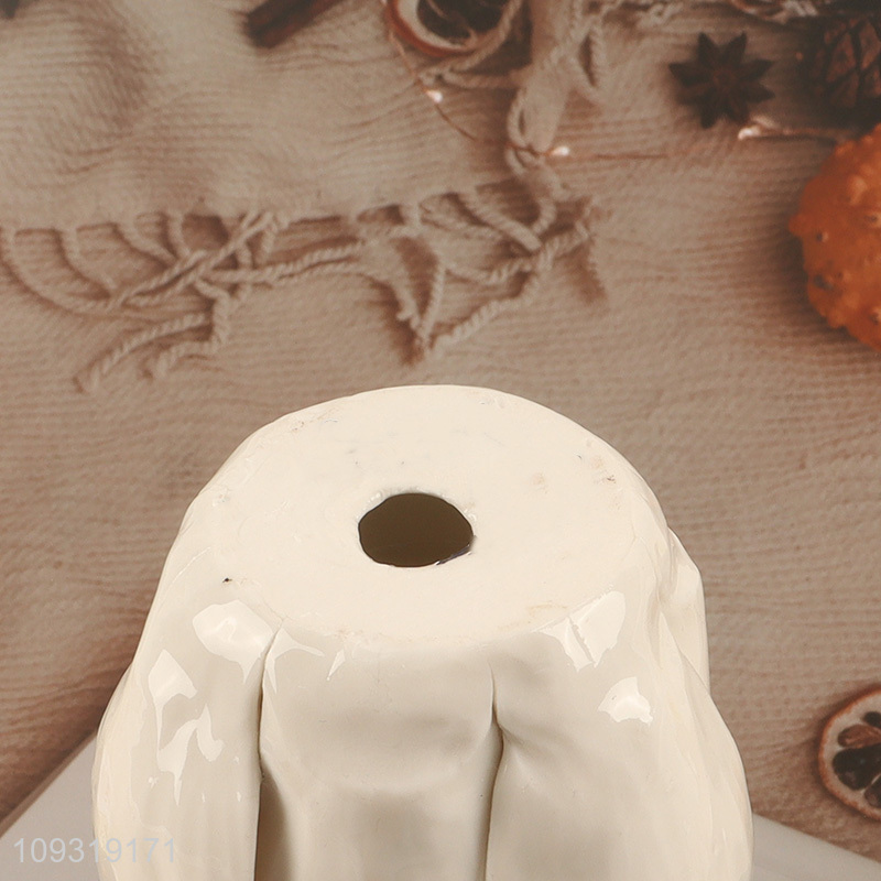 Factory wholesale ceramic candle holder for home decor
