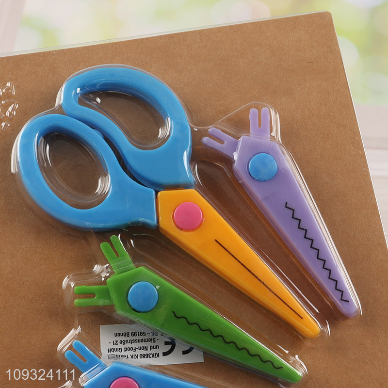 New arrival colorful kids safety paper scissors