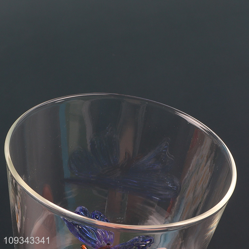 Yiwu market clear glass water cup drinking cup